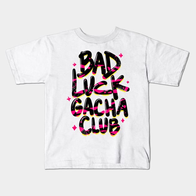 Bad Luck Gacha Club Kids T-Shirt by Astrayeah